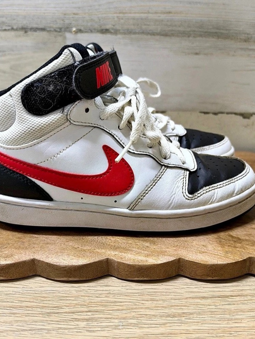 Nike Son of Force Mid GS Sneakers White & Black
